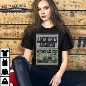 American Aquarium October Birmingham Alabama Tshirt