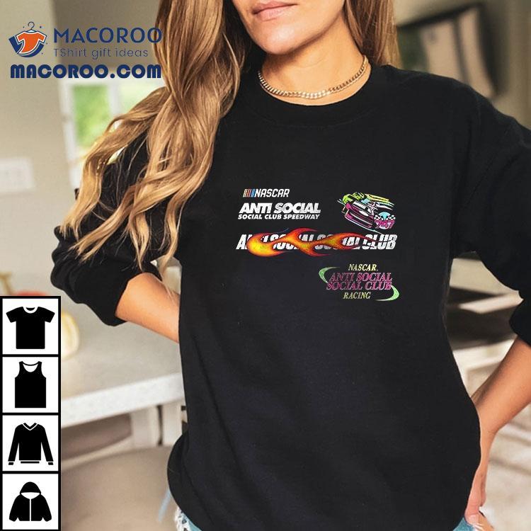 Anti Social Social Club X Nascar Racing Tshirt