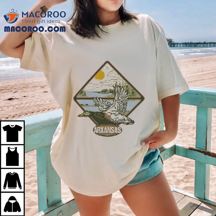 Arkansas Ivory Duck Kansas Logo Tshirt