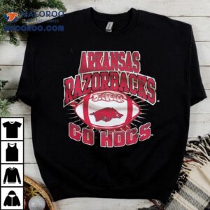 Arkansas Razorbacks Go Hogs Mascot Logo Baseball Tshirt