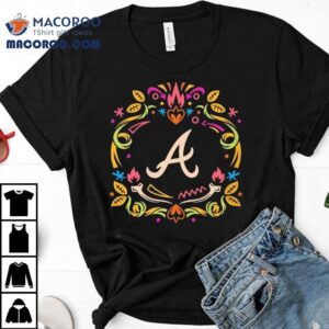 Atlanta Braves Da De Los Muertos Tshirt