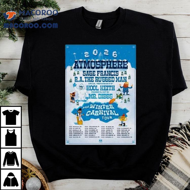 Atmosphere The Winter Carnival New Tour 2026 Shirt Atmosphere The Winter Carnival New Tour 2026 Shirt
