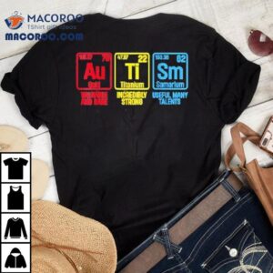 Autism Awareness Puzzle Piece Elements Periodic Autism Shirt