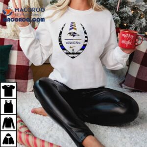 Baltimore Ravens Police Law Enforcement Appreciation Day Logo Tshirt