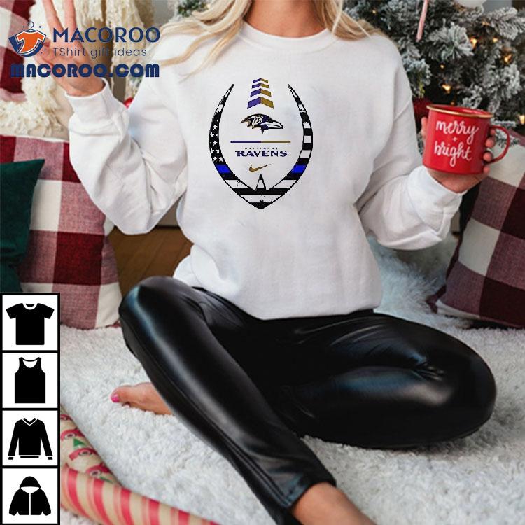 Baltimore Ravens Police Law Enforcement Appreciation Day Logo Tshirt