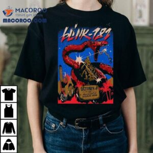 Blink Palm Desert Tour On Oct Snake Tshirt