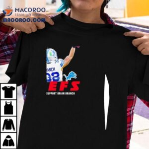 Brian Branch Detroit Lions Fck Kc Refs Support Brian Branch Signature Tshirt