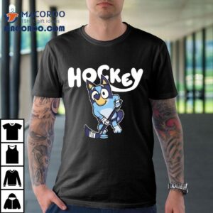 Bring Hockey Back Bluey Dog Hockey Tshirt