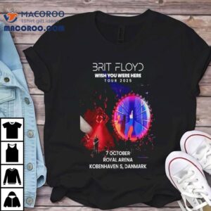 Brit Floyd Wish You Were Here Tour Royal Arena Kobenhavn Danmark Tshirt