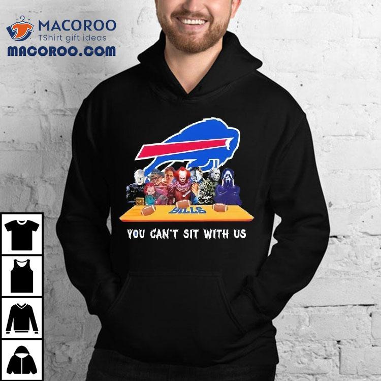 Buffalo Bills Horror Movies Halloween You Can T Sit With Us Tshirt