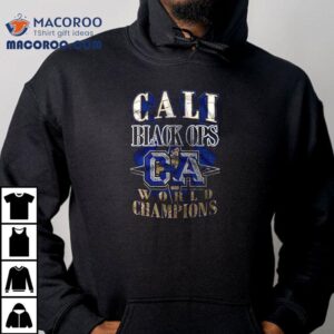 Cali Black Ops World Champions Logo Tshirt