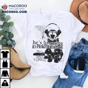 Cat He S Listening To Pinkpantheress Tshirt