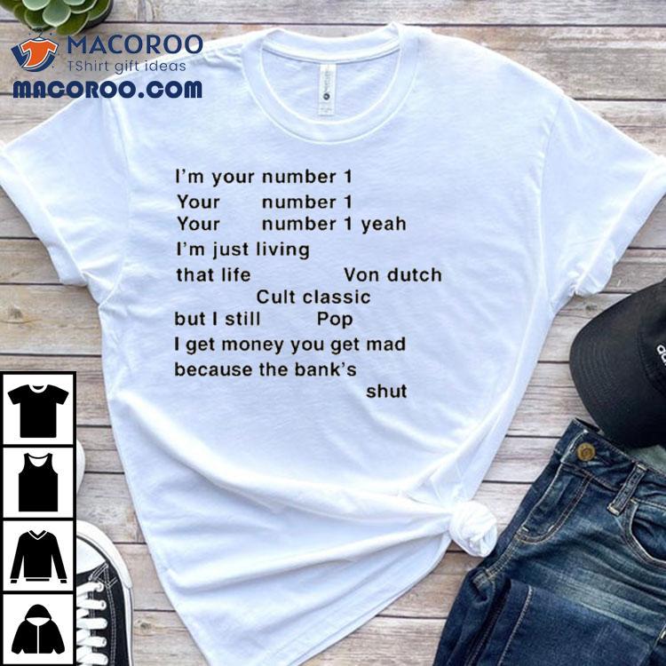  Charli Xcx Your Number  Von Dutch Pop Shus Tshirt