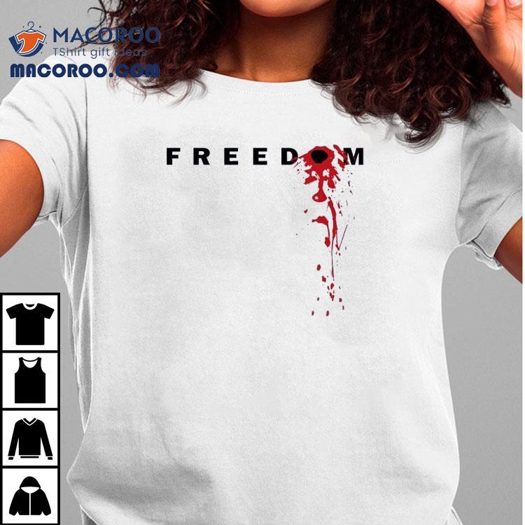 Charlie Kirk Freedom Bloody Shirt Charlie Kirk Freedom Bloody Shirt