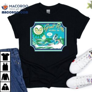 Chaz Helluva Boss Greed Ring Welcome You Hehe Shark Halloween Slasher Shirt