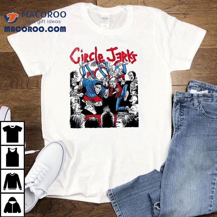 Circle Jerks X Gorilla Biscuits North American Tour 2025 San Diego Phoenix Dates Schedule Shirt Circle Jerks X Gorilla Biscuits North American Tour 2025 San Diego Phoenix Dates Schedule Shirt