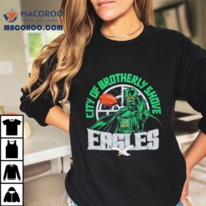 Darht Vander X Philadelphia Eagles Football City Of Brotherly Shove Tshirt