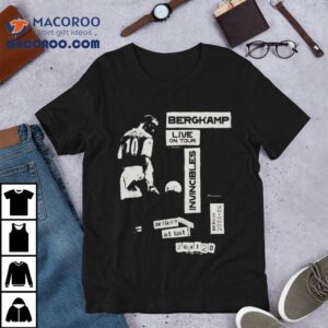 Dennis Bergkamp Arsenal Fc Live On Tour Invincibles Tshirt