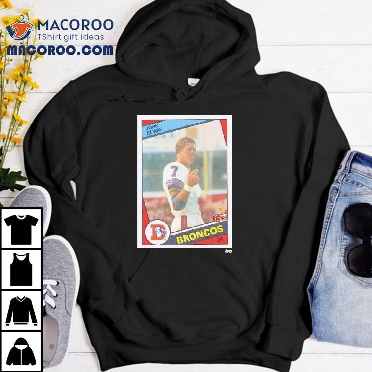 Denver Broncos John Elway Trading Card Tshirt