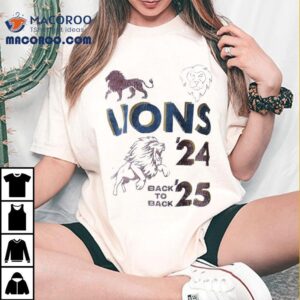 Detroit Lions The Pride Of Brisbane Back To Back Tshirt