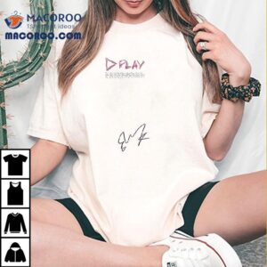 Ed Sheeran Play Tracklist Signature Tshirt