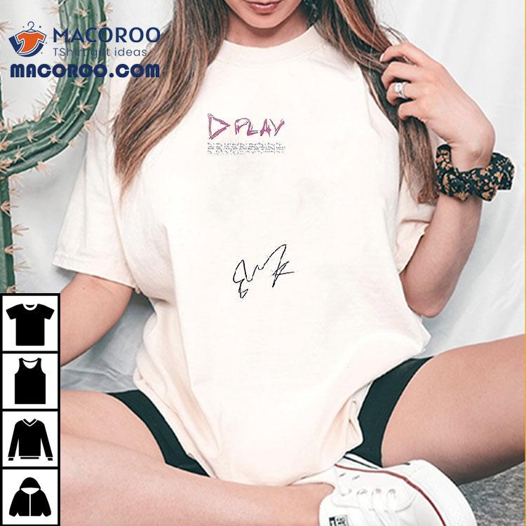 Ed Sheeran Play Tracklist Signature Shirt Ed Sheeran Play Tracklist Signature Shirt