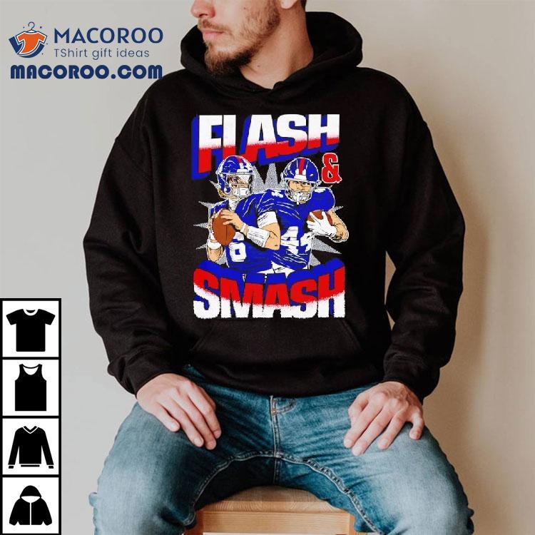 Flash And Smash New York Giants Tshirt