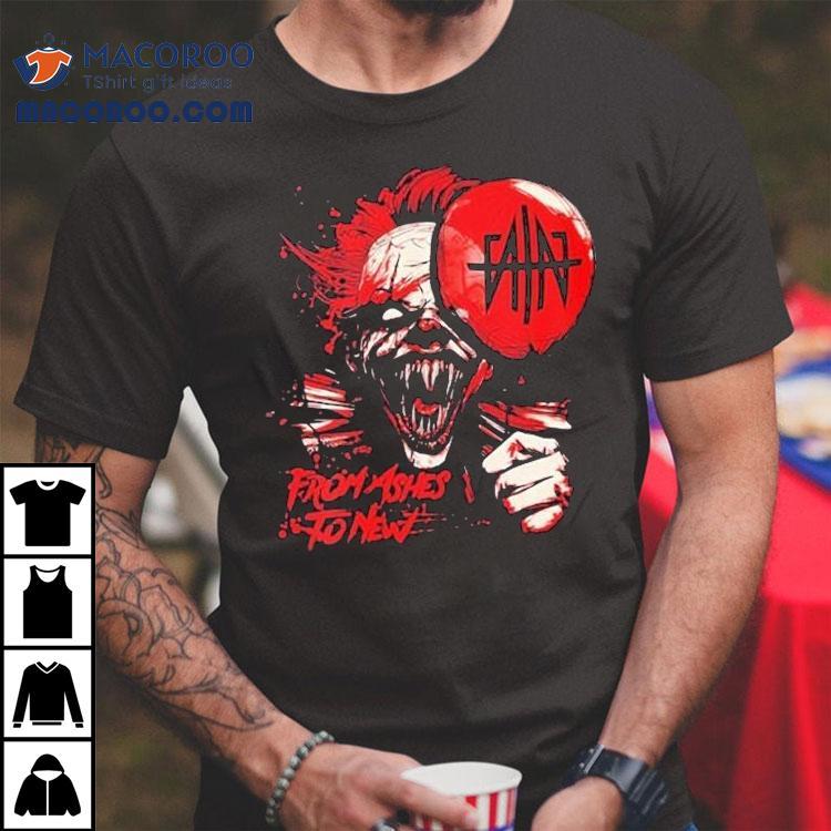 From Ashes To New Pennywise Balloon Halloween Shirt From Ashes To New Pennywise Balloon Halloween Shirt