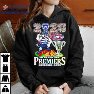 Geelong Cats Victory Afl Grand Final Premiers Mascot Cup Tshirt
