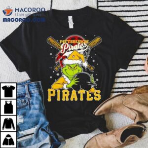 Grinch Pittsburgh Pirates Baseball Christmas Shirt