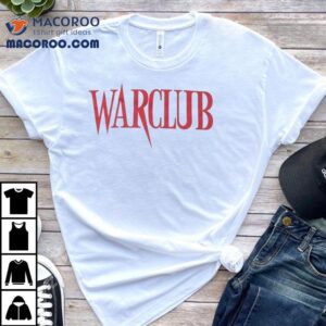 Half Face Blades War Club Tshirt