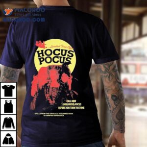 Hocus Pocus Before You Turn To Stone Liveforever Pepper Tshirt