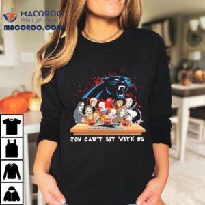 Horror You Can T Sit With Us Carolina Panthers Nfl Tshirt