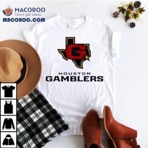 Houston Gamblers Football Logo Tshirt