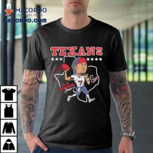 Houston Texans Cj Stroud Nfl Football Signature Chibi Tshirt