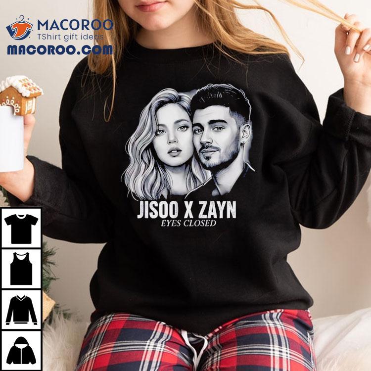 Jisoo X Zayn Eyes Closed Tshirt