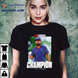 Jj Spaun Winner Us Open Champion Tshirt