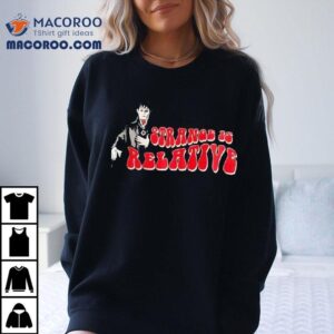 Johnny Depp Dark Shadows Strange Is Relative Movie Promo Tshirt