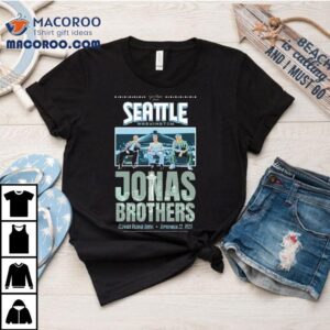 Jonas Brothers Seattle Washington Climate Pledge Arena Tour Tshirt