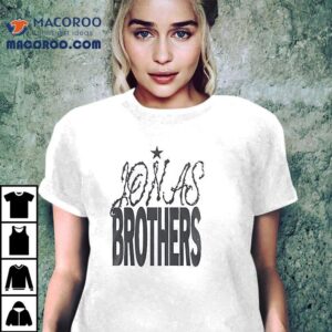 Jonas Brothers Wordmark Logo Tshirt