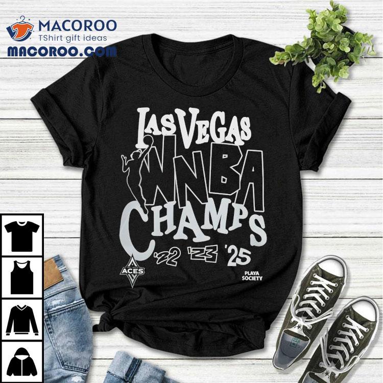 Las Vegas Aces Playa Society Wnba Champions Tshirt