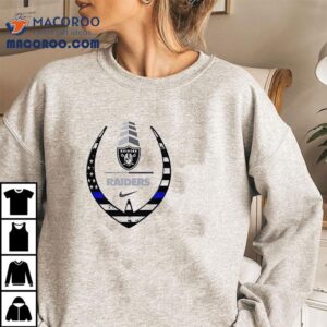 Las Vegas Raiders Police Law Enforcement Appreciation Day Logo Tshirt