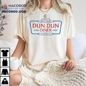 Law And Order Dun Dun Diner Logo Tshirt
