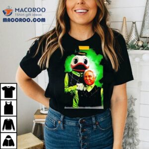 Lee Corso And The Oregon Ducks Mascot The Oregon Duck Tshirt