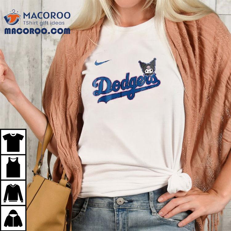 Los Angeles Dodgers X Kuromi Character Tshirt