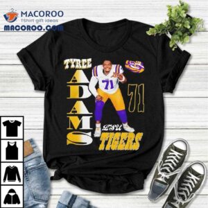 Lsu Tigers Football Tyree Adams Portrai Tshirt