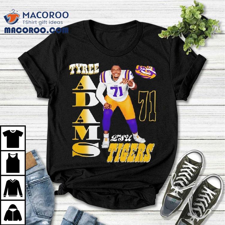  Lsu Tigers Football Tyree Adams Portrai Tshirt