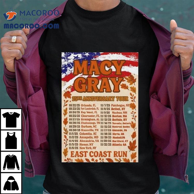  Macy Gray Th Anniversary Tour  Tshirt