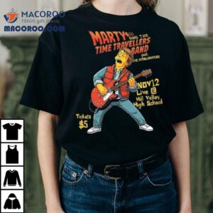 Marty And The Time Travellers Band Tshirt