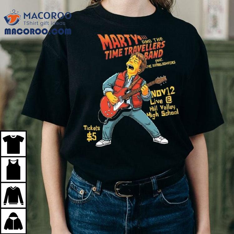  Marty And The Time Travellers Band Tshirt